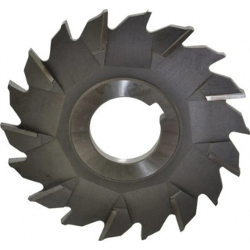 Made in USA 3-1/2 Diam x 7/32 Face Width Staggered Tooth Side Milling Cutter 1 Arbor Hole, High Speed Steel, Uncoated...